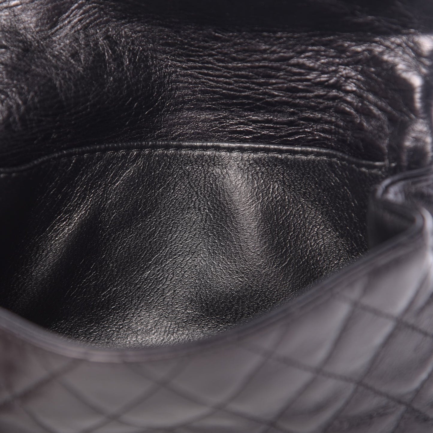 Aged Calfskin Quilted 2.55 Reissue Flap Belt Bag Clutch Black
