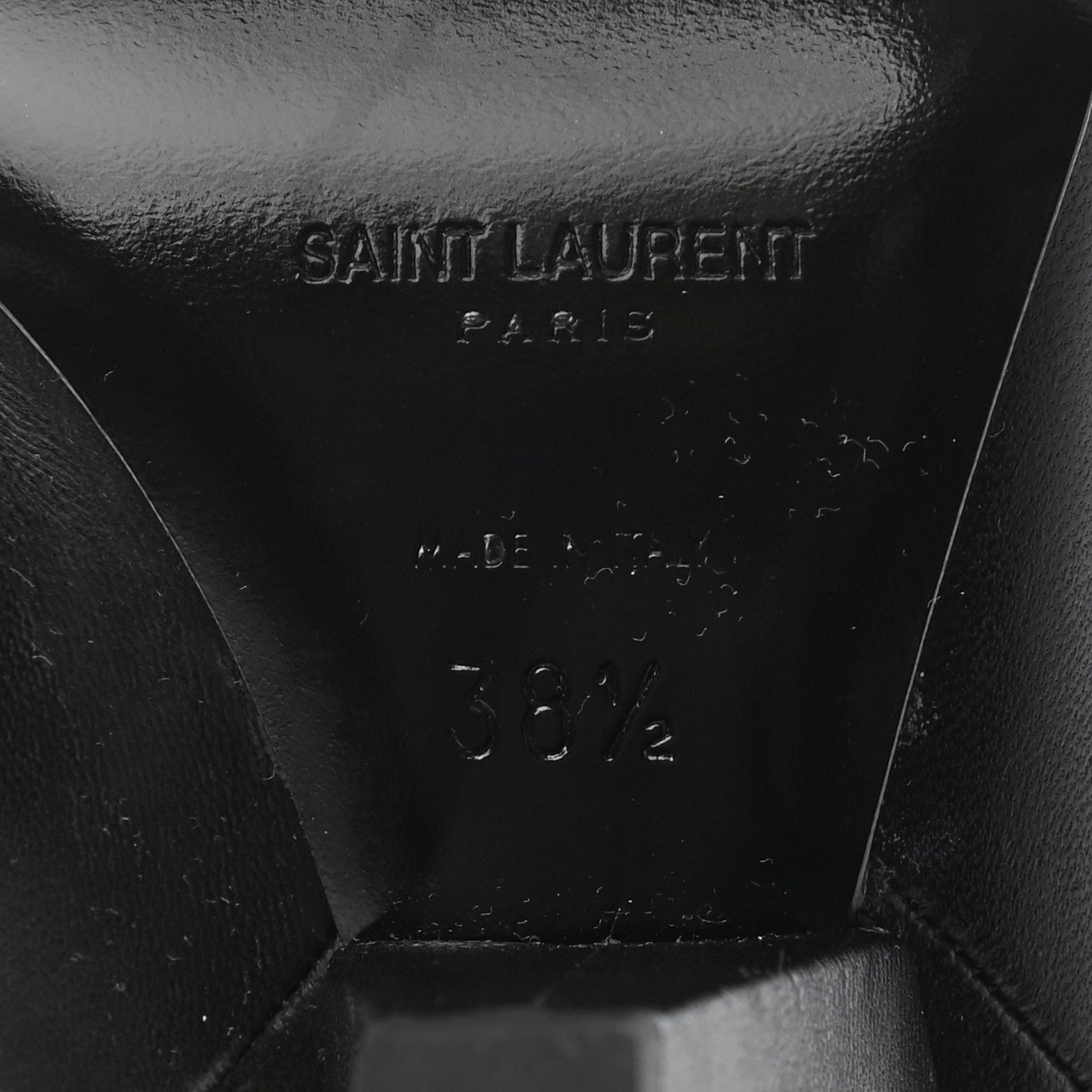Saint Laurent Calfskin Niki 105 Thigh High Boots 38.5 Black 6 of 7