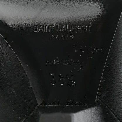 Saint Laurent Calfskin Niki 105 Thigh High Boots 38.5 Black 6 of 7