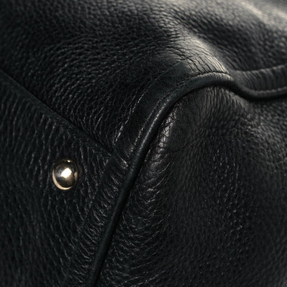 Gucci Pebbled Calfskin Medium Soho Shoulder Bag Black 9 of 21