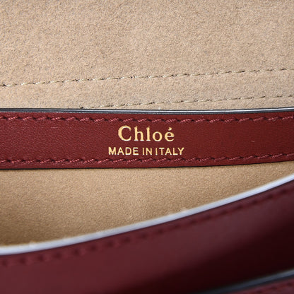 Chloe Calfskin Braided Small Hudson Shoulder Bag Sienna Red 6 of 8
