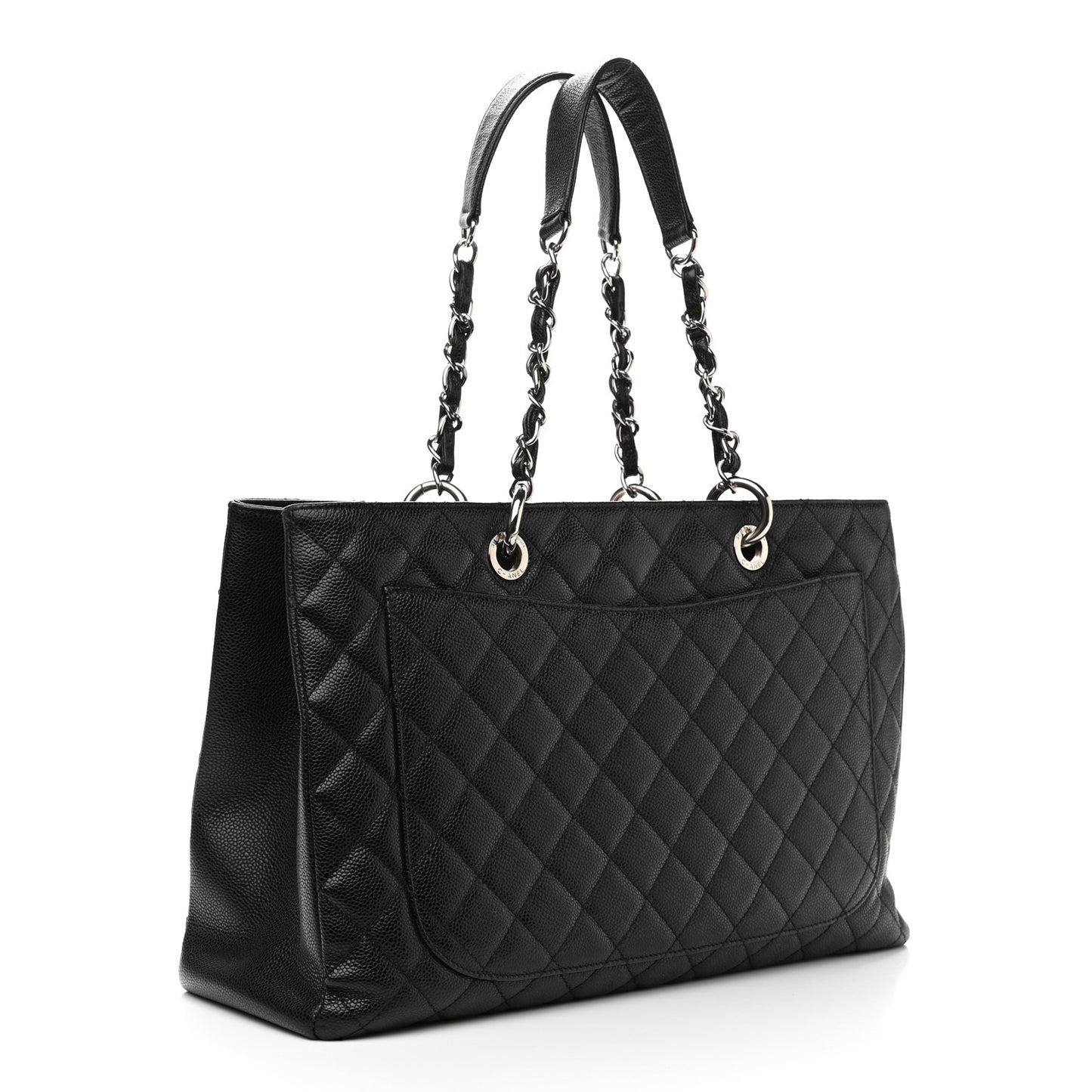 Caviar Quilted XL Grand Shopping Tote GST Black
