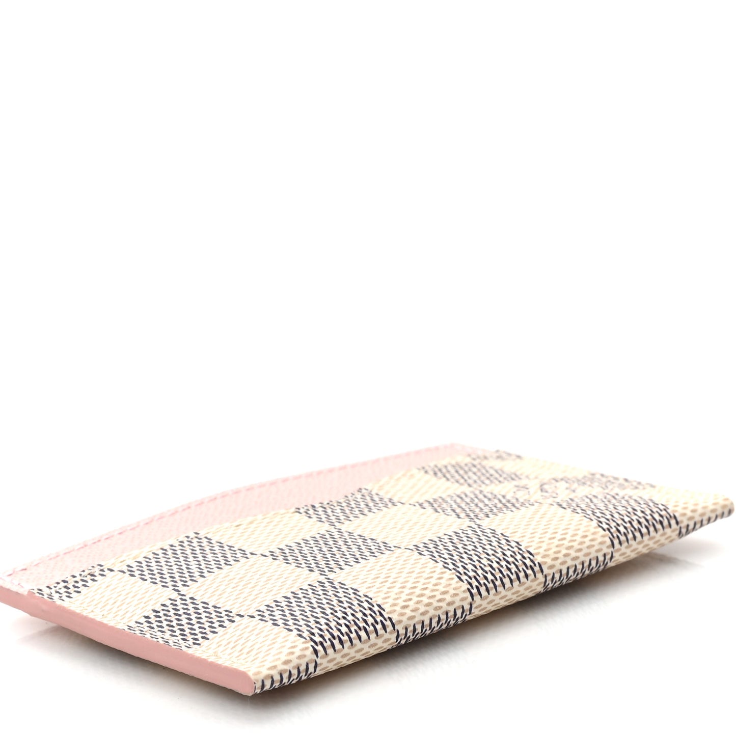 Damier Azur Daily Card Holder Rose Ballerine