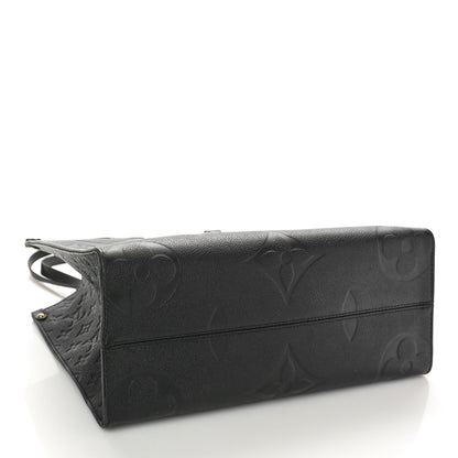 Louis Vuitton Empreinte Monogram Giant Onthego MM Black 4 of 10