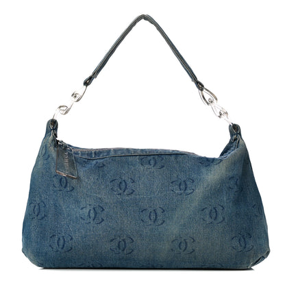 Chanel Denim CC Hobo Dark Blue 1 of 16