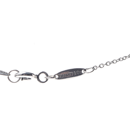 Tiffany Sterling Silver Diamond .05ct Elsa Peretti Diamonds by the Yard Pendant Necklace 5 of 6