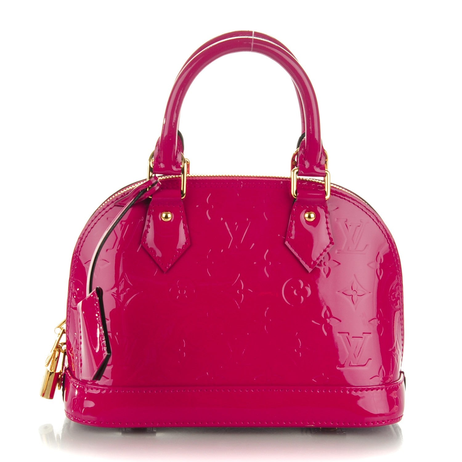 Louis Vuitton Vernis Alma BB Rose Indien 1 of 8