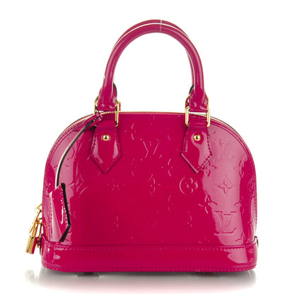 Louis Vuitton Vernis Alma BB Rose Indien 1 of 8