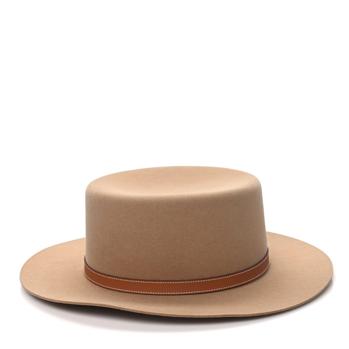 Rabbit Felt Hampton Hat 57 Beige Camel
