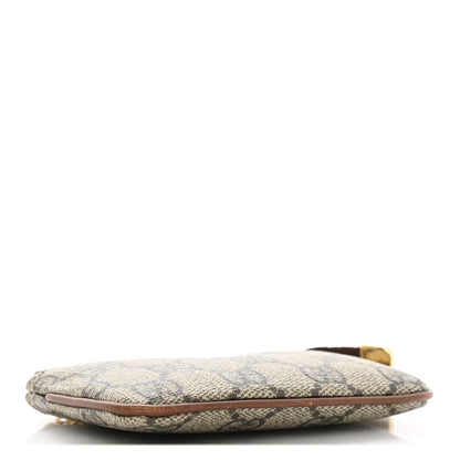 Gucci GG Supreme Monogram Key Case Beige Ebony Cuir 4 of 7