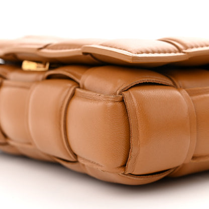 Bottega Veneta Nappa Maxi Intreccio Small Padded Cassette Crossbody Bag Camel 10 of 11
