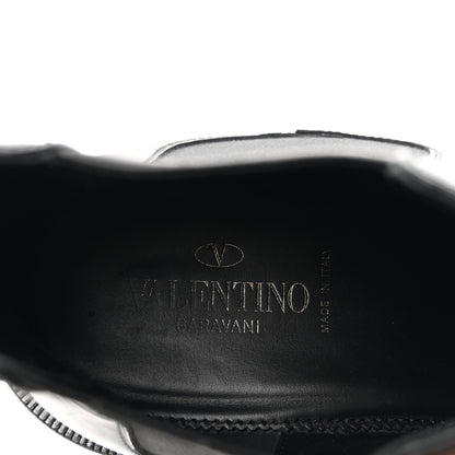 Valentino Garavani Calfskin VLTN Mens Chelsea Ankle Boots 43 Black 8 of 9