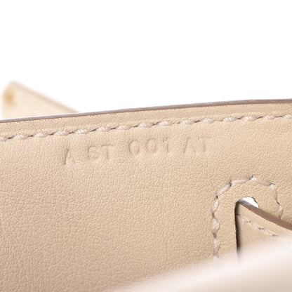 Hermes Swift Kelly Pochette Clutch Craie 23 of 31