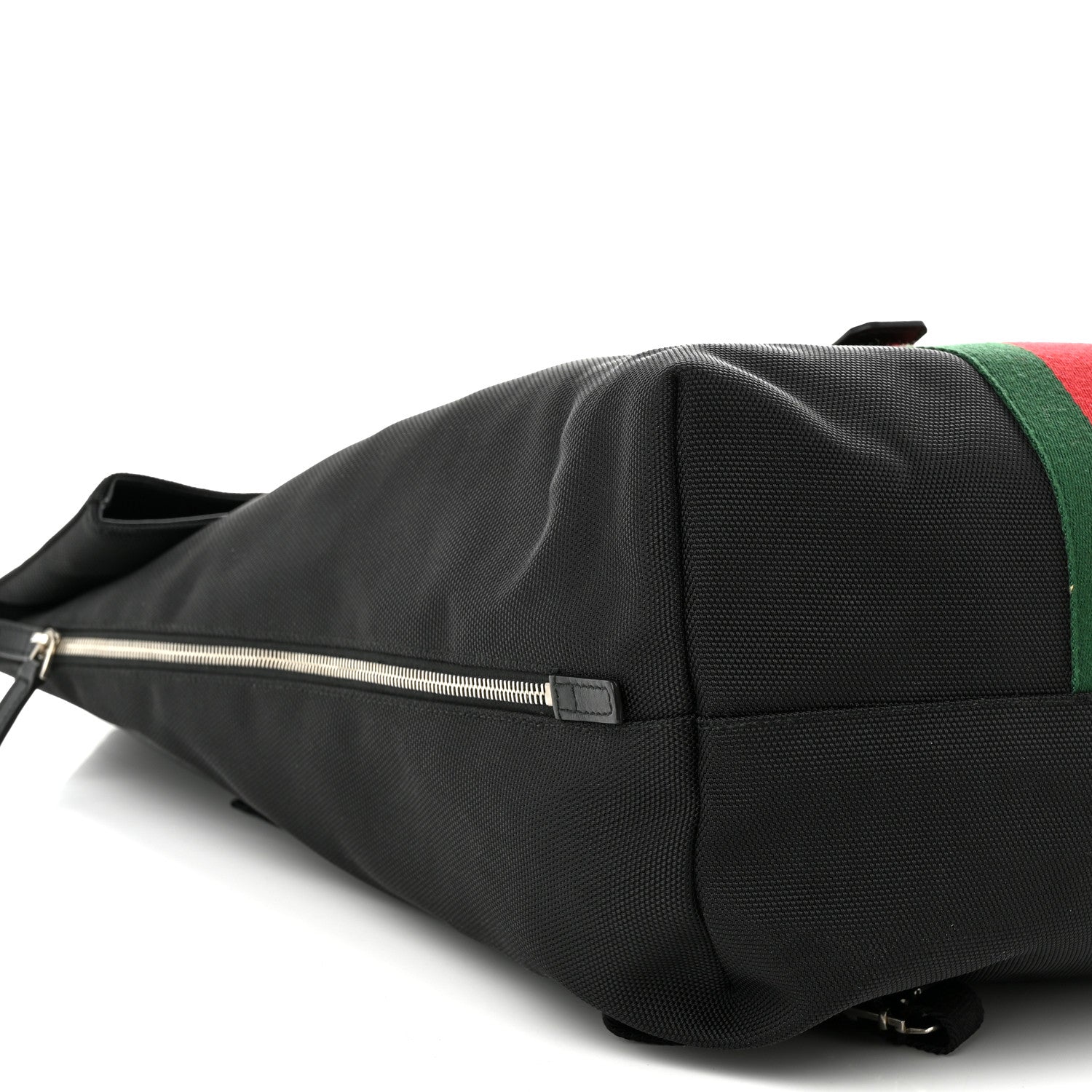 Gucci Techno Canvas Web Single Buckle Backpack Black 8 of 10