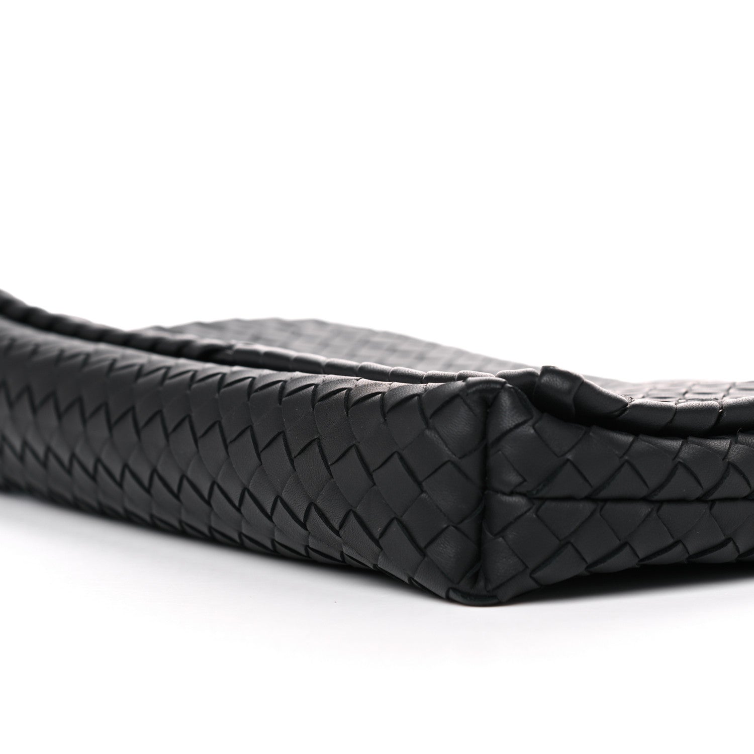 Bottega Veneta Nappa Intrecciato Dahlia Clutch Crossbody Black 10 of 10