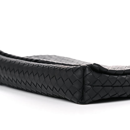 Bottega Veneta Nappa Intrecciato Dahlia Clutch Crossbody Black 10 of 10