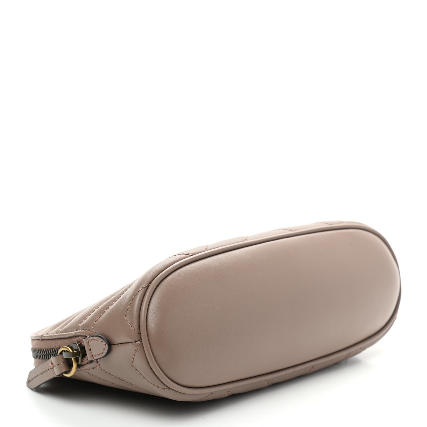 Calfskin Matelasse Large GG Marmont Pouch Cosmetic Case Porcelain Rose