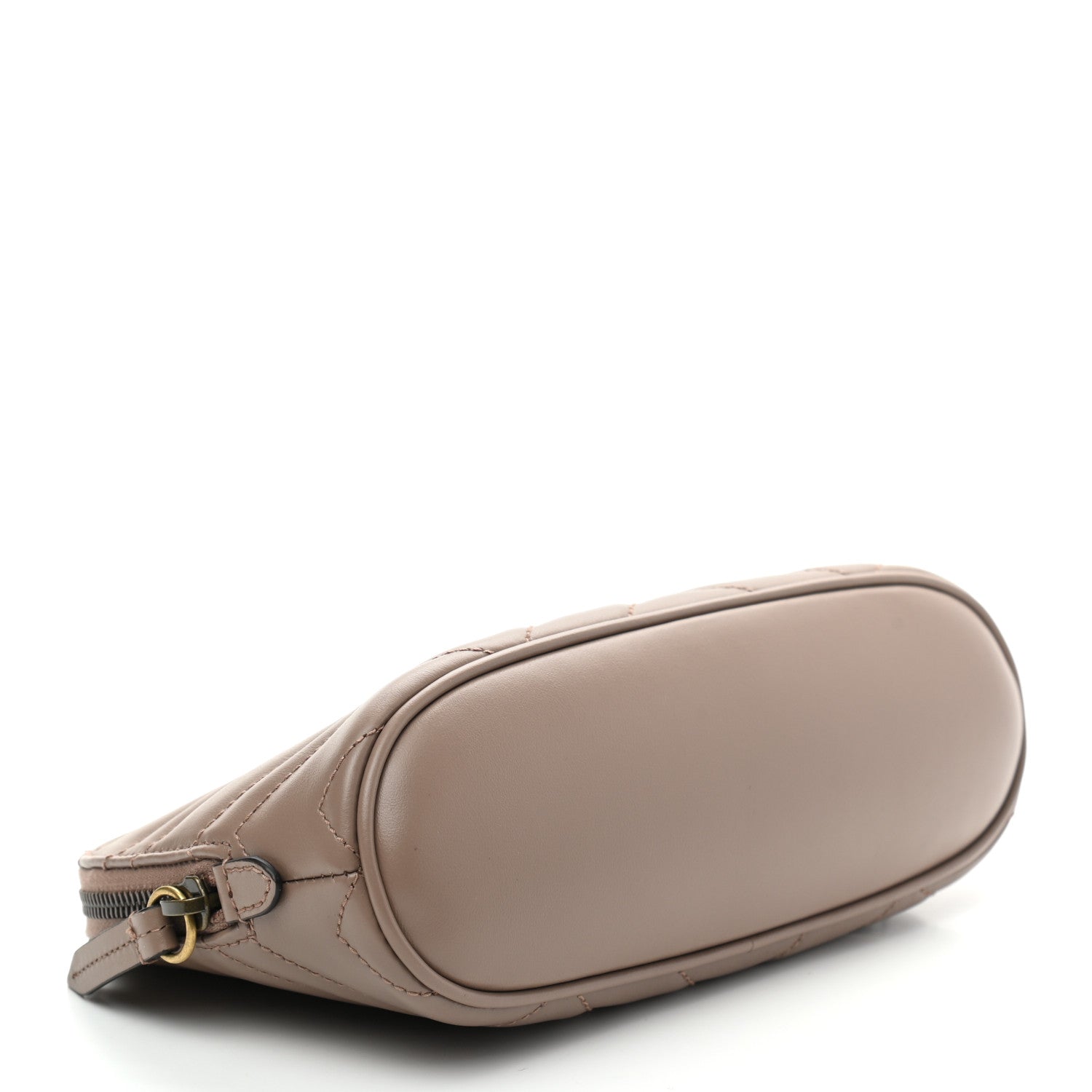 Gucci Calfskin Matelasse Large GG Marmont Pouch Cosmetic Case Porcelain Rose 4 of 7