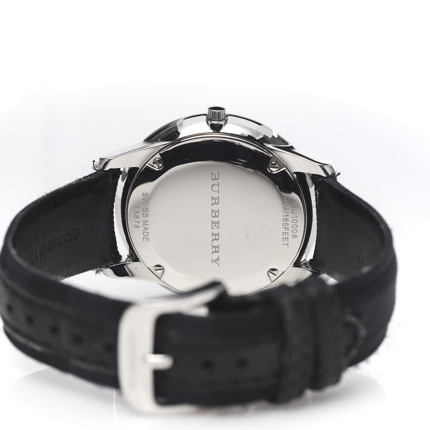 Stainless Steel Calfskin 40mm Classic Round Quartz Watch BU10008