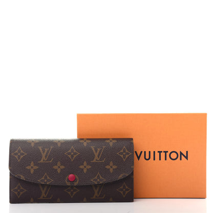 Louis Vuitton Monogram Emilie Wallet Fuchsia 8 of 8