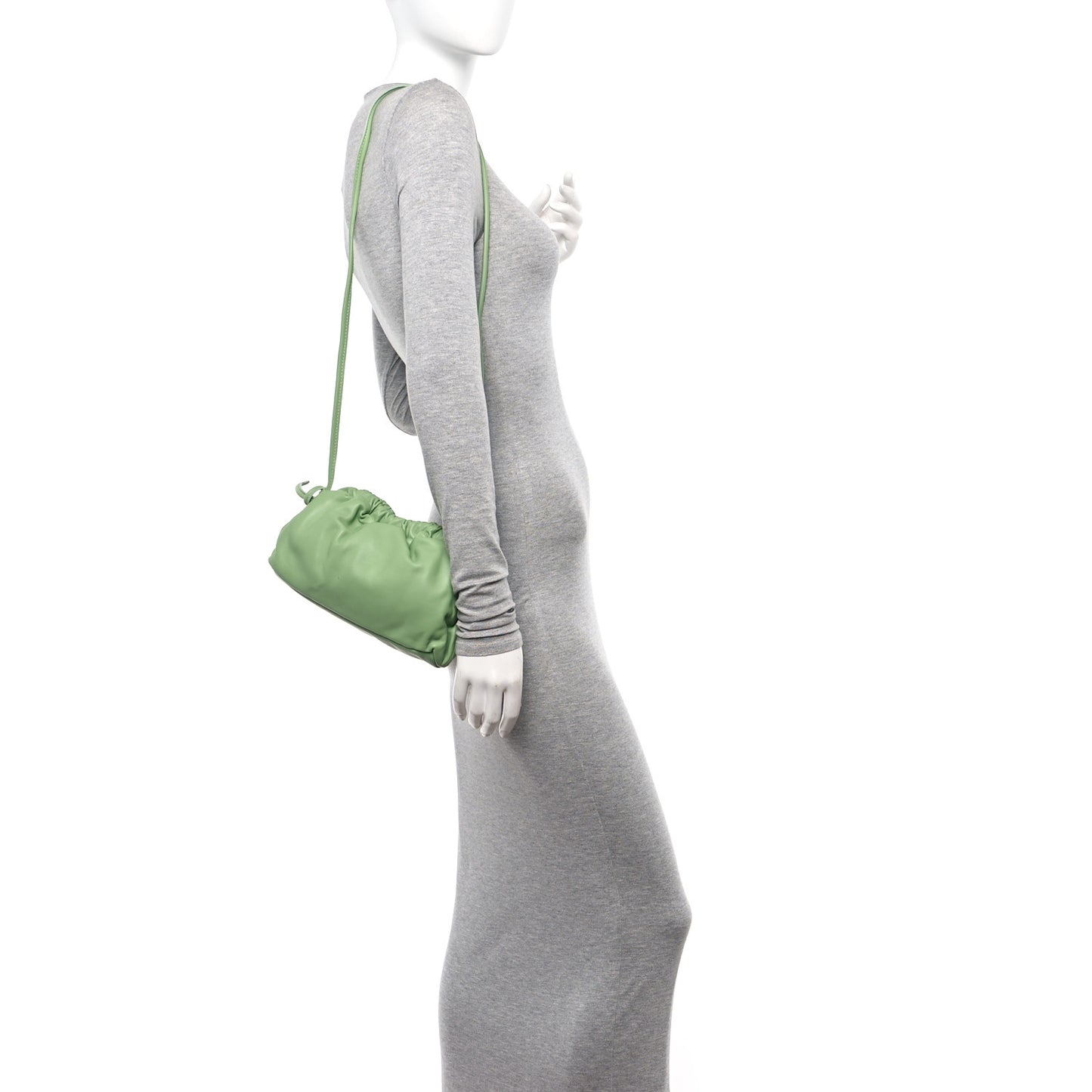 Lambskin Mini Cloud Clutch Seagl