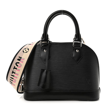 Louis Vuitton Epi Jacquard Alma BB Black 1 of 8