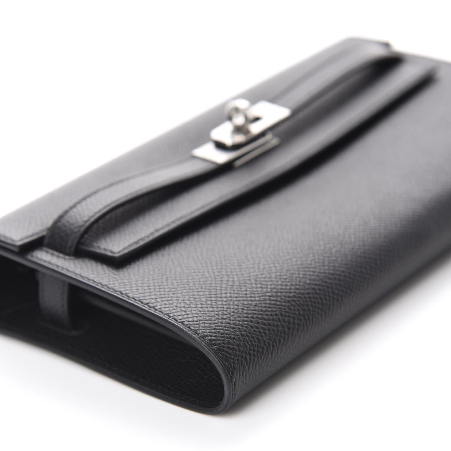 Hermes Epsom Kelly Wallet To Go Black 6 of 10
