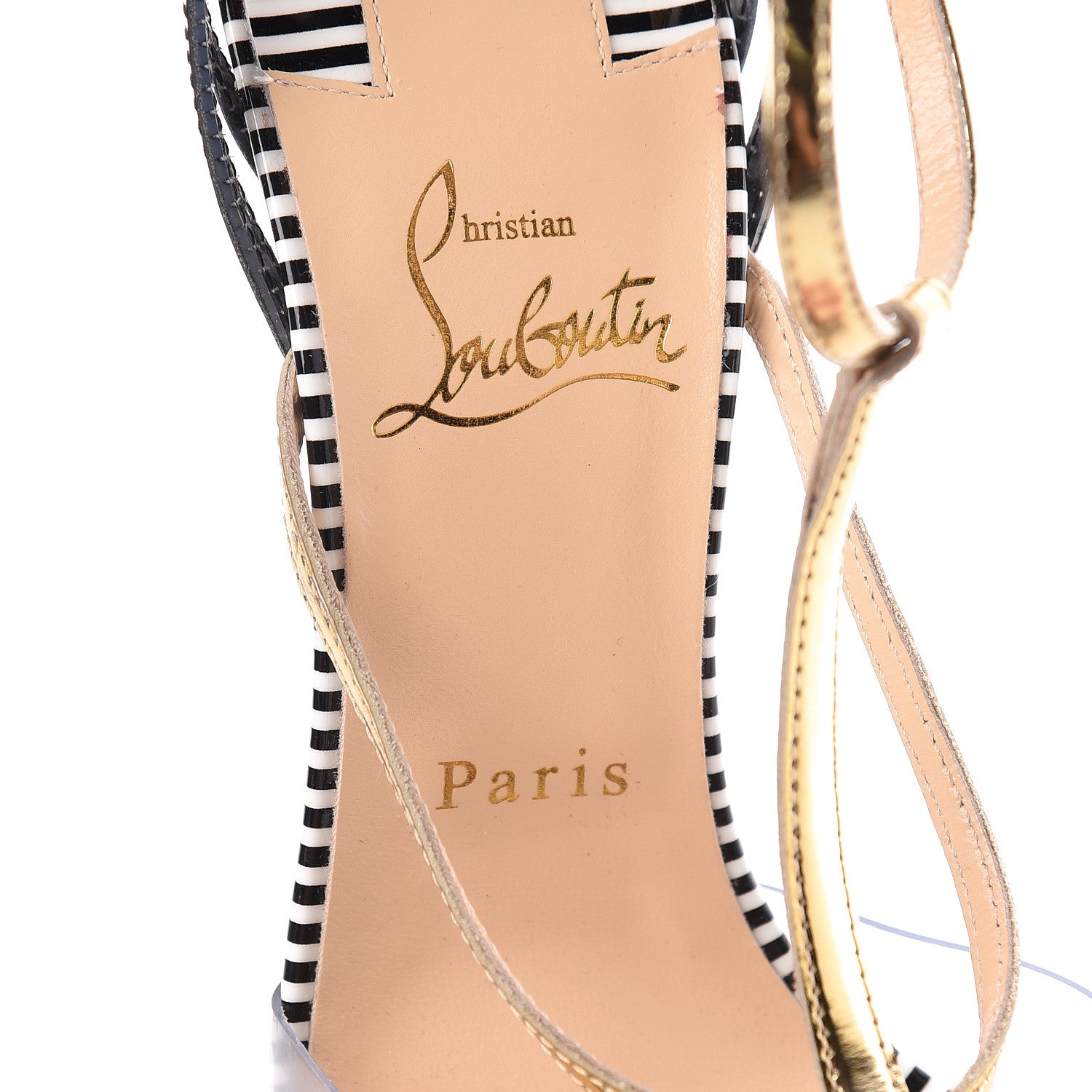 Christian Louboutin Patent PVC Specchio Deck 100 Pumps 36.5 and 35.5 Version Multi 5 of 10