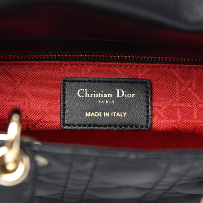 Christian Dior Lambskin Cannage Small My ABCDior Lady Dior Black 6 of 11