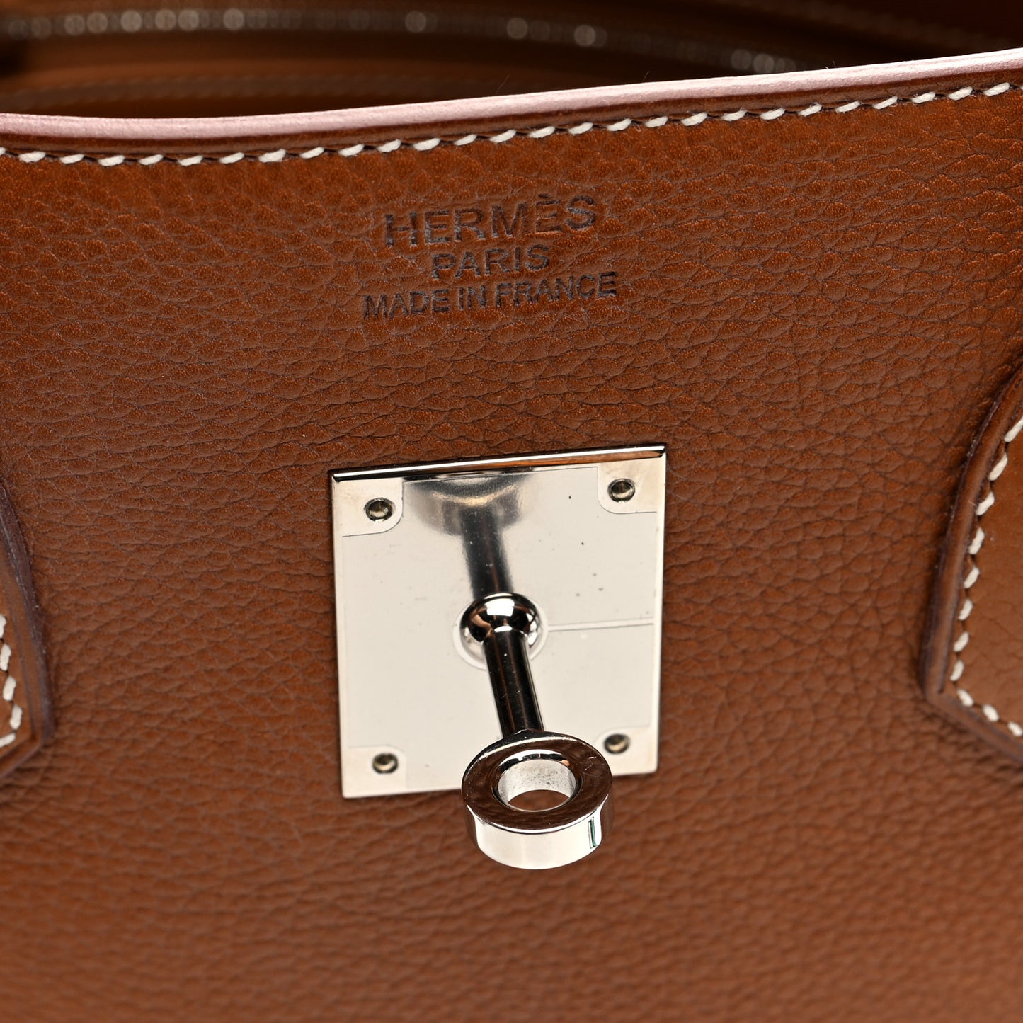 Natural Barenia Faubourg Birkin 35 Fauve