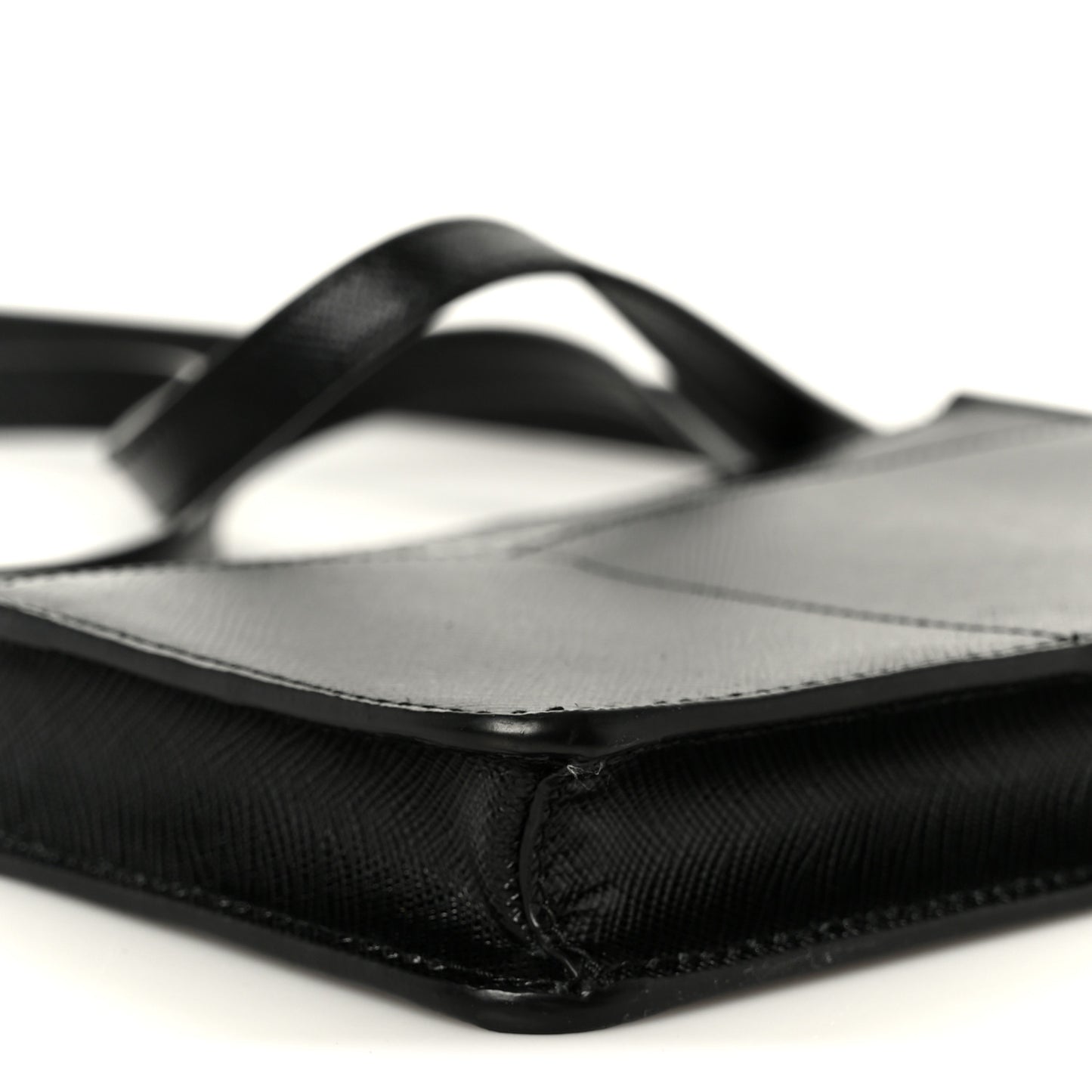 Saffiano Crossbody Bag Black