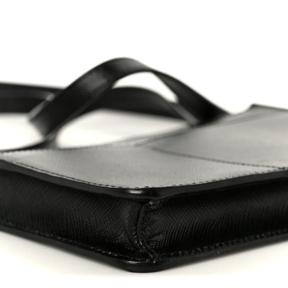 Prada Saffiano Crossbody Bag Black 10 of 11
