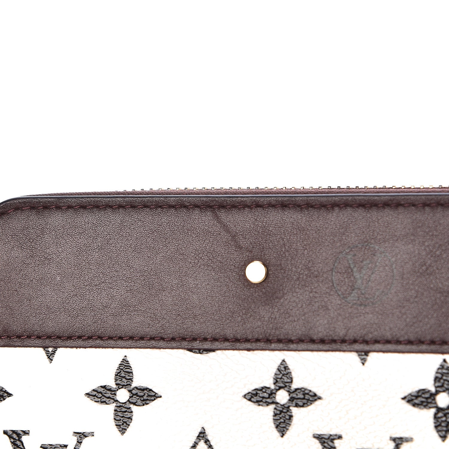 Louis Vuitton Calfskin Monogram Gamma Zippy Wallet White Chocolate 8 of 8