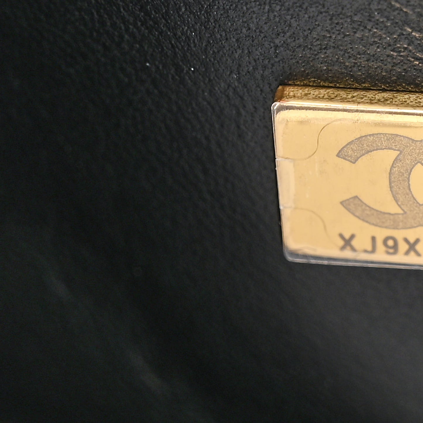 Lambskin Quilted Medium Double Flap Black White