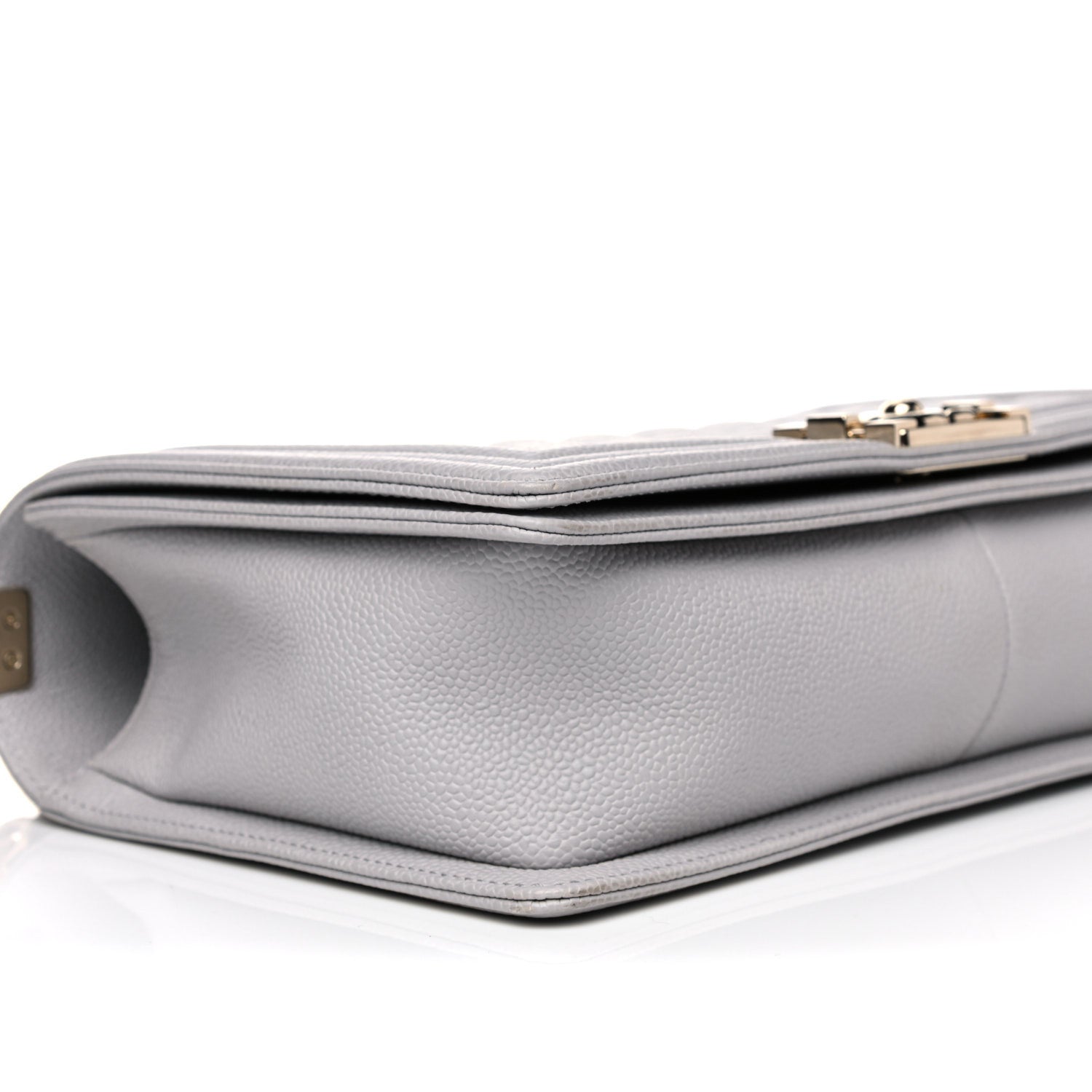 Chanel Caviar Quilted New Medium Boy Flap Grey 8 of 13