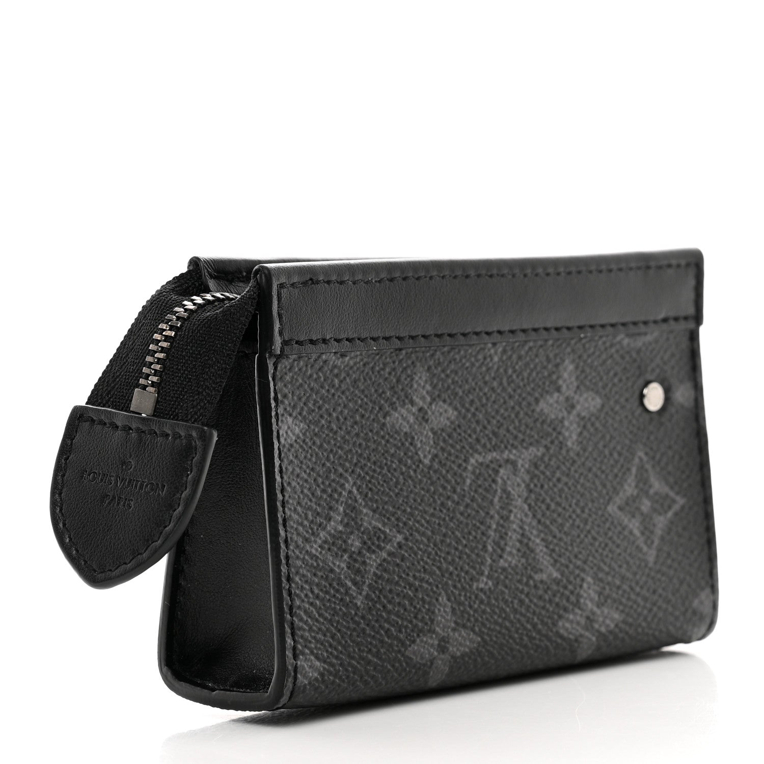 Louis Vuitton Monogram Eclipse Key Pouch Voyage 2 of 7