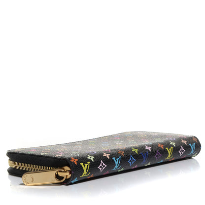 Louis Vuitton Monogram Multicolor Zippy Wallet Black Grenade 4 of 8