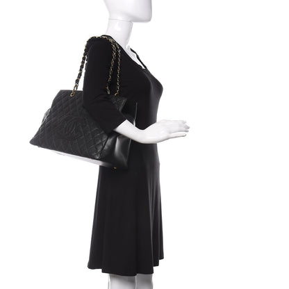 Chanel Caviar Quilted Grand Timeless Tote GTT Black 2 of 9