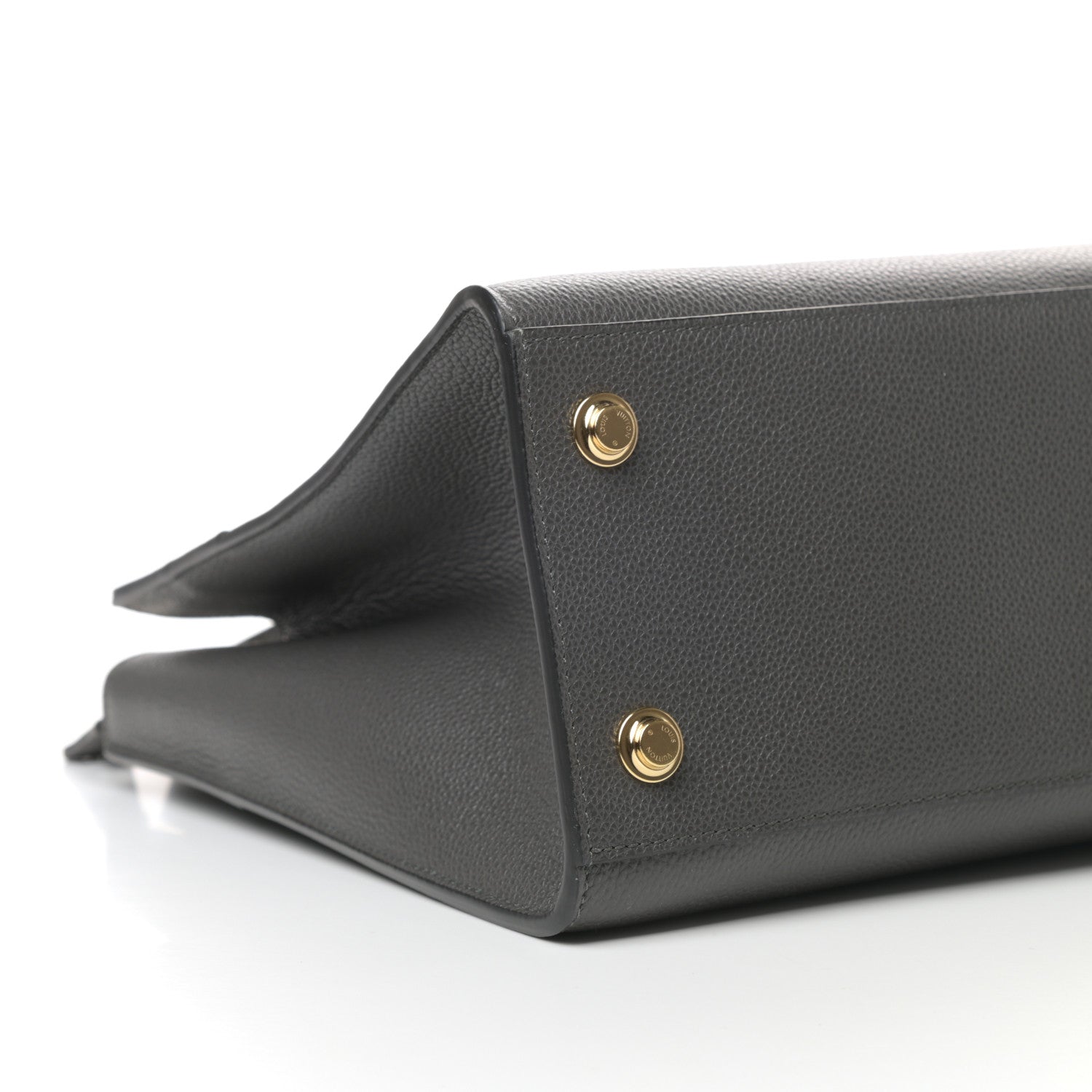 Louis Vuitton Taurillon City Steamer MM Gris 7 of 9