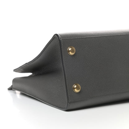 Louis Vuitton Taurillon City Steamer MM Gris 7 of 9