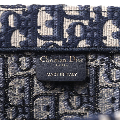 Christian Dior Oblique Medium Book Tote Blue Multicolor 5 of 6