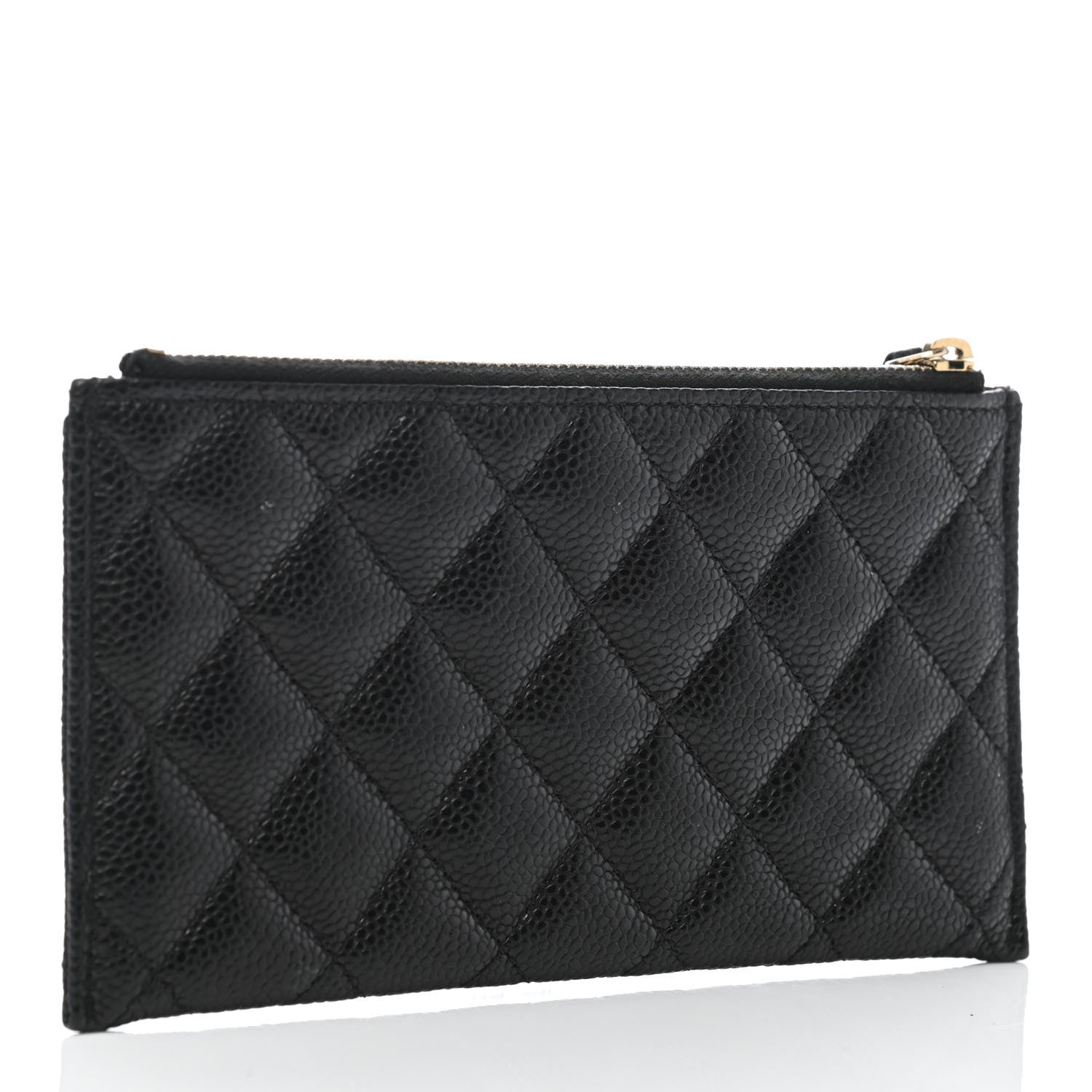 Chanel Caviar Quilted Classic Zip Pouch Black 2 of 4