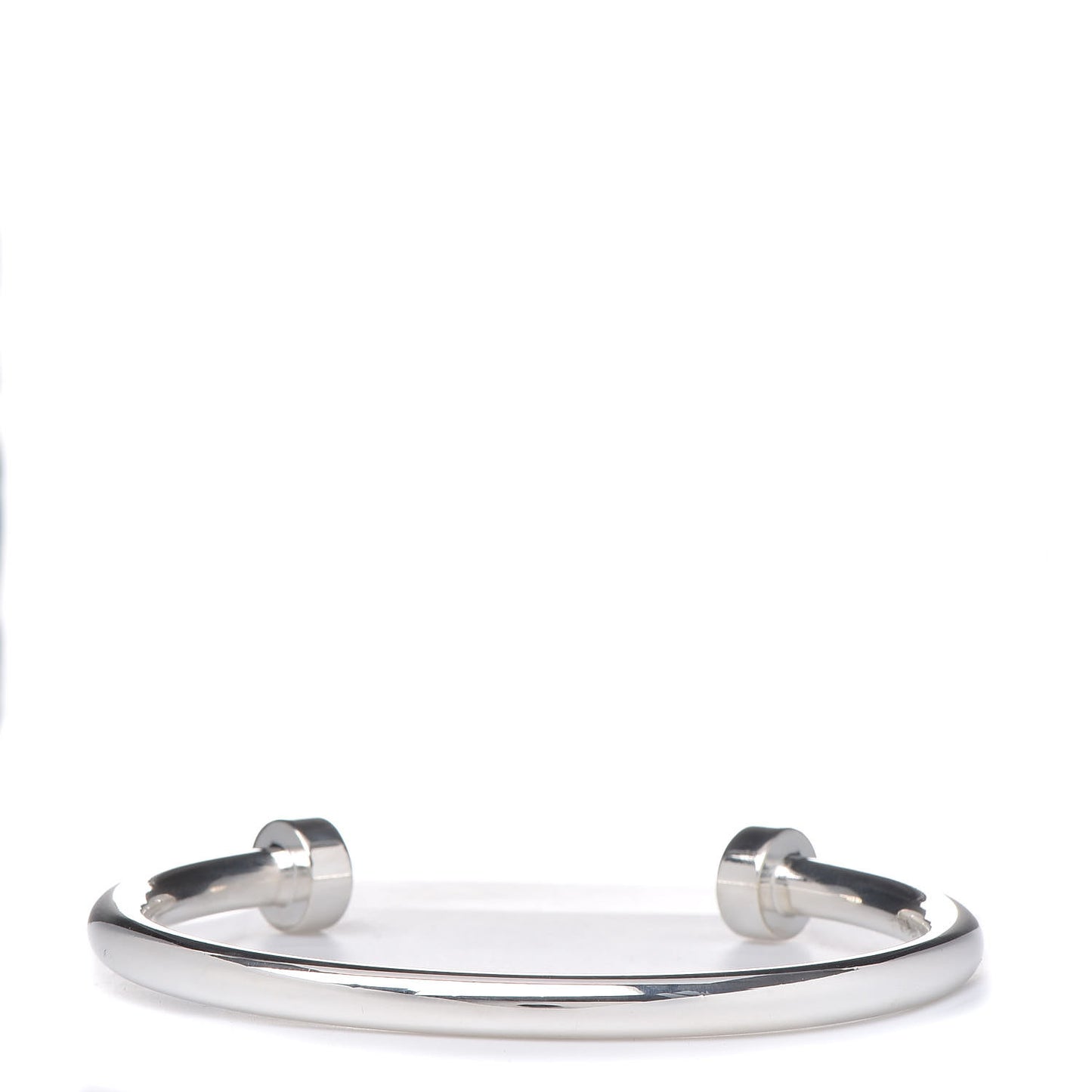 Sterling Silver Return to Narrow Circle Edge Cuff Bracelet