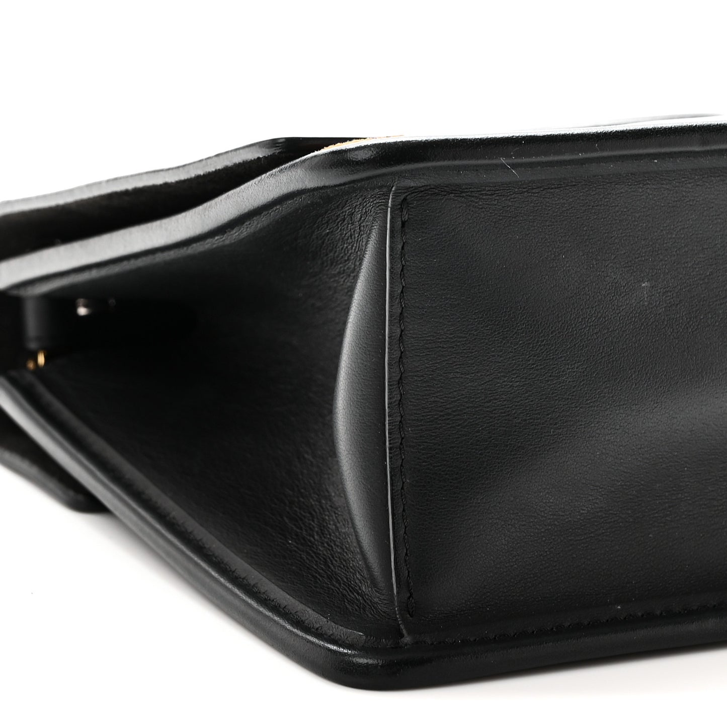 Vitello Century Velvet F is Fendi FF Small Kan I Shoulder Bag Black Tobacco