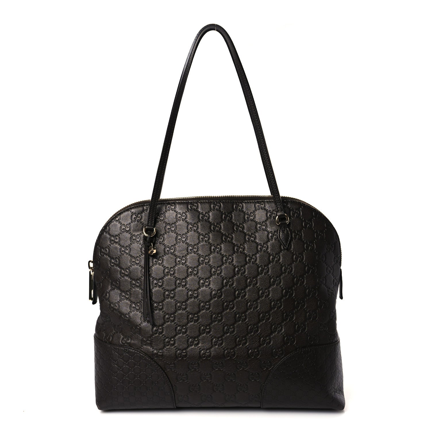 Gucci Guccissima Medium Bree Shoulder Bag Chocolate 1 of 11