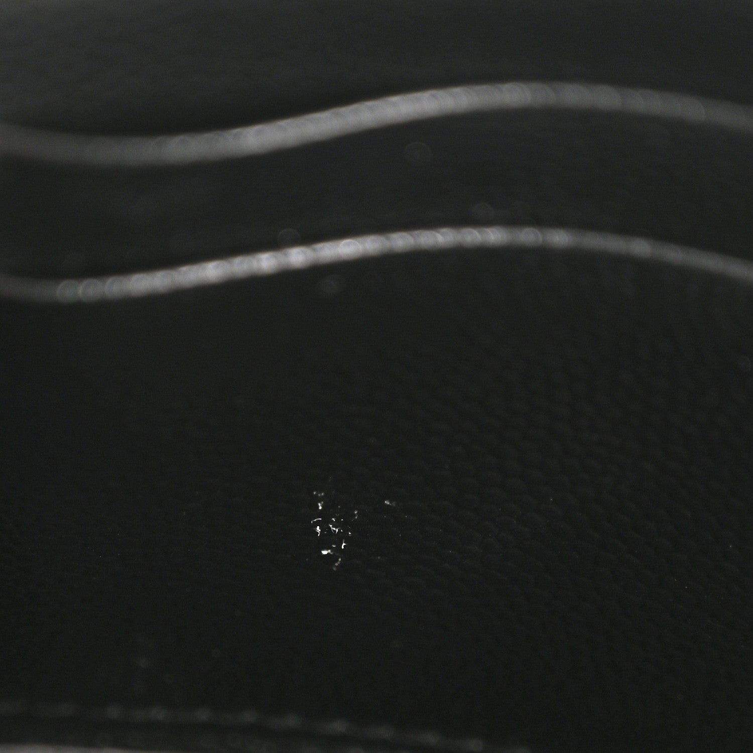 Saint Laurent Grain De Poudre Matelasse Chevron Small Monogram Envelope Wallet Black 8 of 9