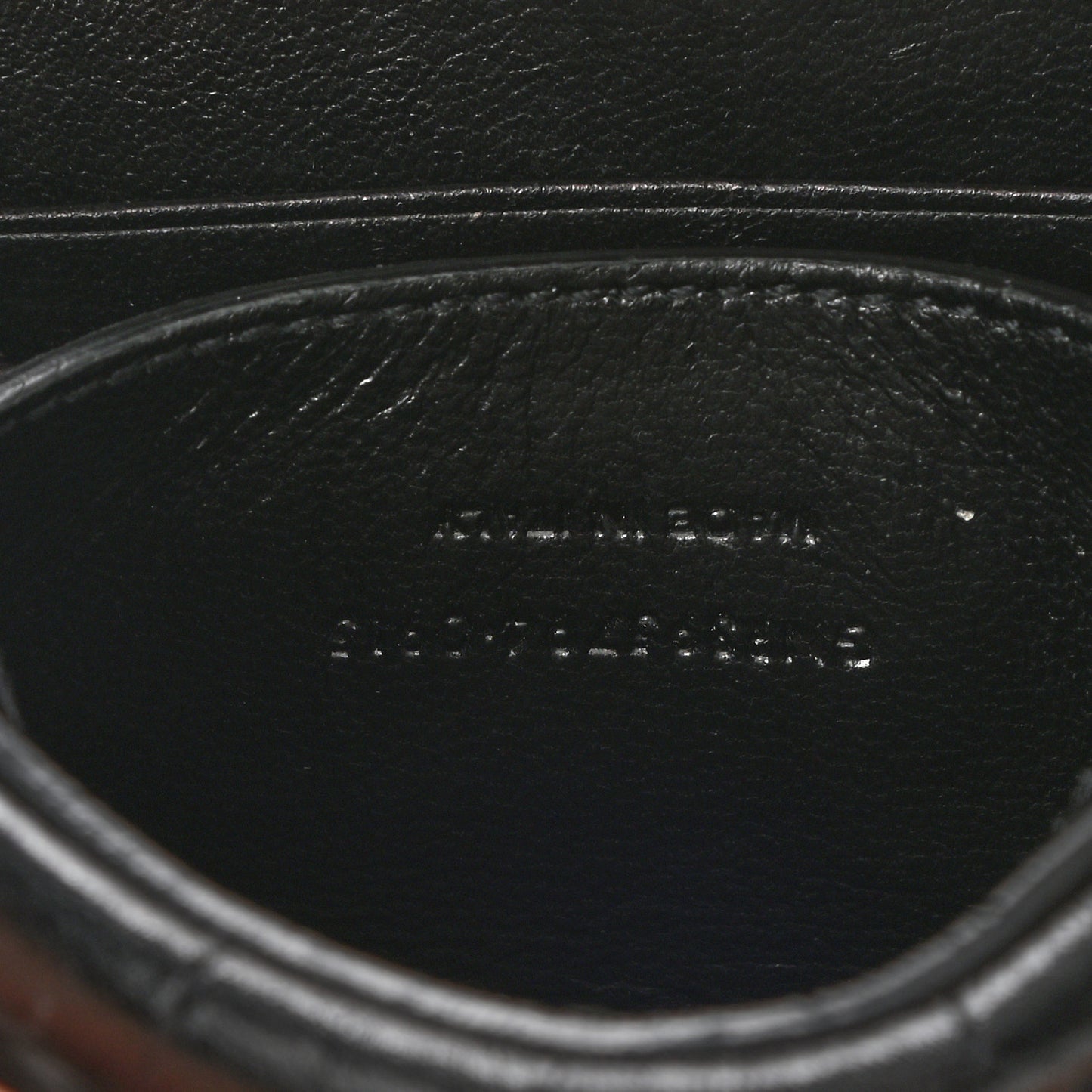 Calfskin Crocodile Embossed Small Classic Monogram Camera Bag Black