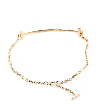 Tiffany 18K Yellow Gold T Smile Bracelet 3 of 5