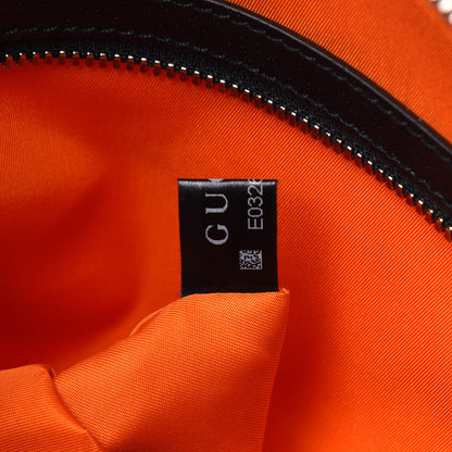 Gucci Econyl Nylon Monogram Off The Grid Duffle Bag Carrot Orange Black 7 of 14