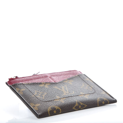 Louis Vuitton Monogram Zipped Card Holder Fuchsia 4 of 6